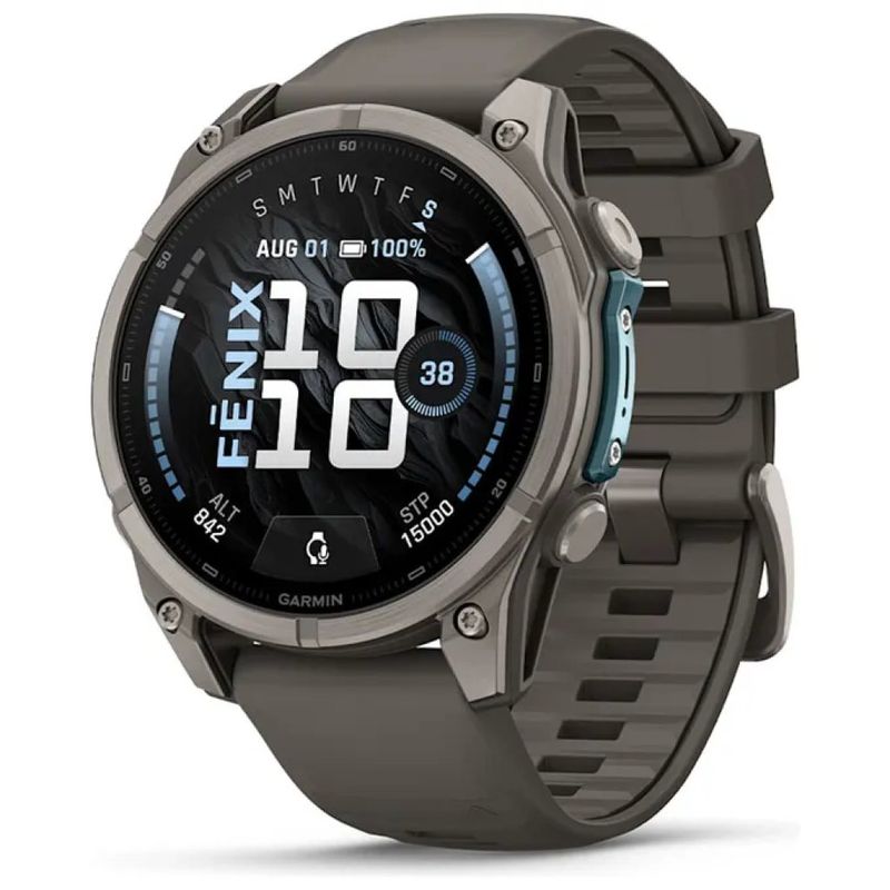 Garmin 010-04762-01 fēnix 9 Smartwatch 3,56 cm (1.4'') AMOLED Touchscreen 47 mm Titanio con GPS Wi