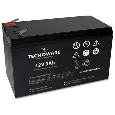 Tecnoware Batteria VRLA 12 V 9 Ah per UPS con Faston 6,3 mm Tecnoware Batteria VRLA 12 V 9 Ah per UPS con Faston 6,3 mm