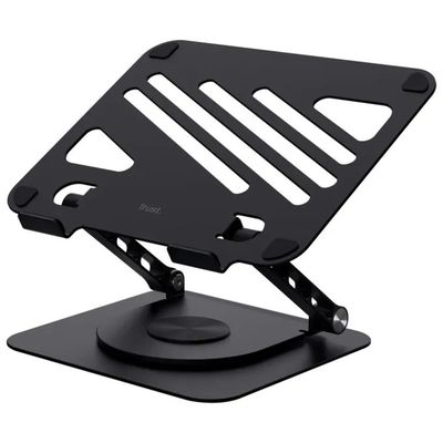 Trust Zeff 25482 – Supporto regolabile in metallo per notebook fino a 16″, nero