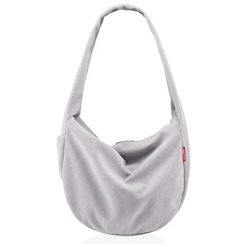 Reisenthel GO7084 Moonbag Schoudertas Ritssluiting Schouderband 48 cm grijs Reisenthel GO7084 Moonbag Schoudertas Ritssluiting Schouderband 48 cm grijs