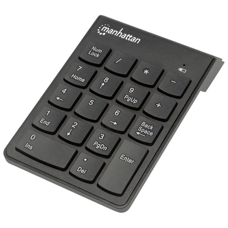 Manhattan 178846 Tastierino Numerico Wireless RF 2,4 GHz, Nero