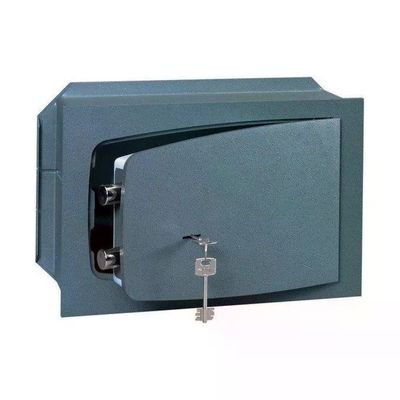 Cisa 8A010 Cassaforte a Muro con Chiave Doppia Mappa Acciaio 8 mm 2 Catenacci 22 mm 31x15x19 cm