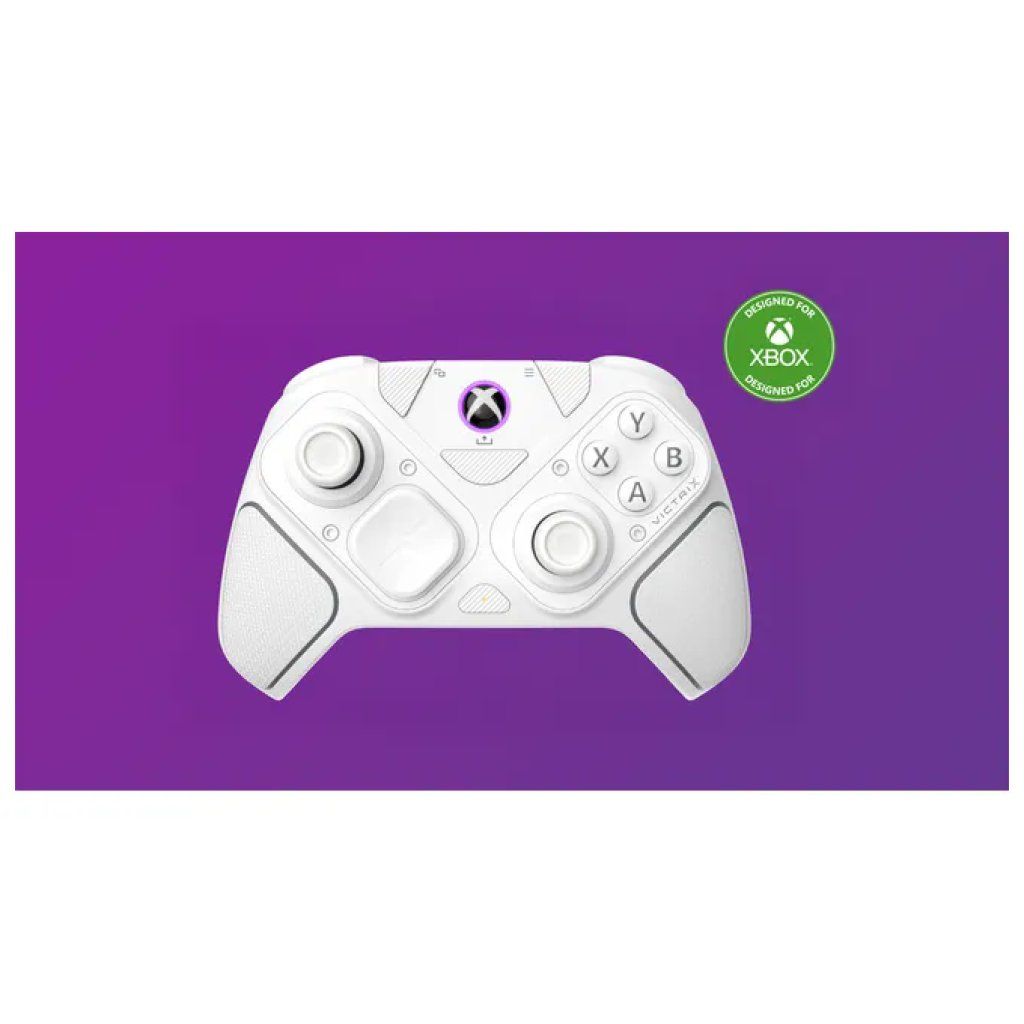 Turtle Beach Victrix Pro BFG Reloaded Gamepad Wireless Bianco per Xbox e PC Turtle Beach Victrix Pro BFG Reloaded Gamepad Wireless Bianco per Xbox e PC