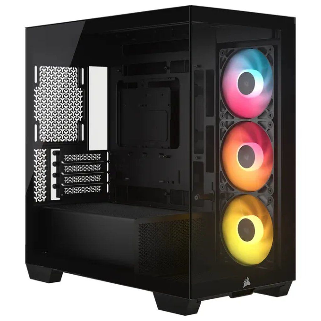 Corsair CC-9011347-WW 2800X RS-R ARGB Case Midi Tower con Illuminazione RGB e Vetro Temperato colore Nero