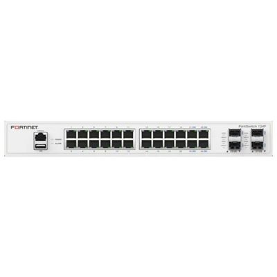 Fortinet FS-124F Switch Ethernet Gestito L2 24 Porte Gigabit 4 SFP+ Rack Mount 1U colore Bianco Fortinet FS-124F Switch Ethernet Gestito L2 24 Porte Gigabit 4 SFP+ Rack Mount 1U colore Bianco