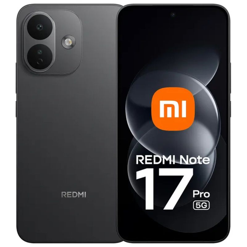 Xiaomi Redmi Note 17 Pro 5G, 256 GB, 6 GB RAM, Nero