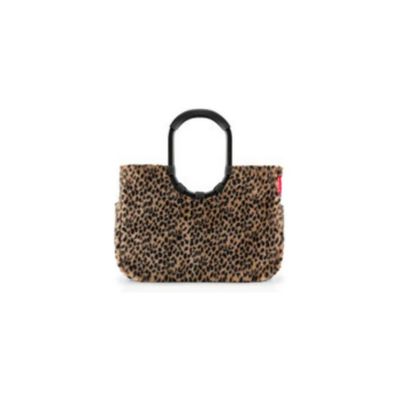 Reisenthel OR6072 Loopshopper L Borsa per la spesa in finta pelliccia 46x34 5x25 cm colore Leo