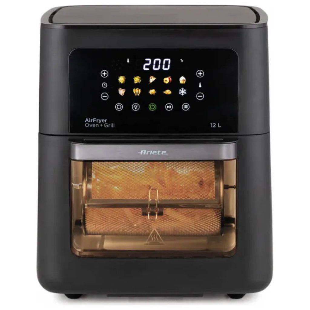 Ariete 00C464100AR0 Friggitrice ad aria 12 L 1800 W 10 programmi preimpostati Display digitale touch Ariete 00C464100AR0 Friggitrice ad aria 12 L 1800 W 10 programmi preimpostati Display digitale touch