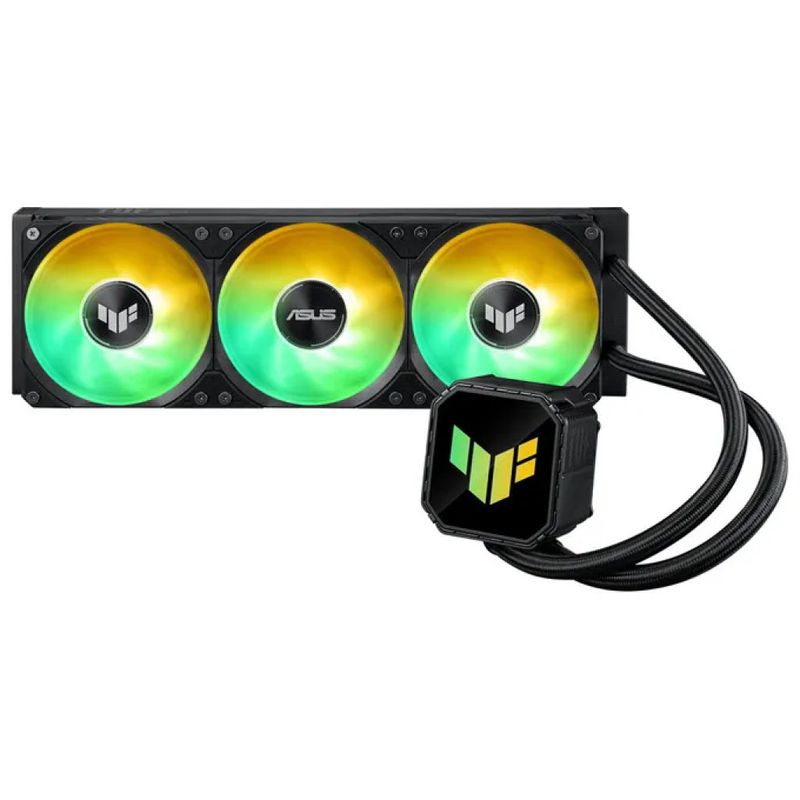 ASUS TUF Gaming LC III 360 ARGB – Raffreddamento a liquido per CPU, 3 ventole da 120 mm, Nero