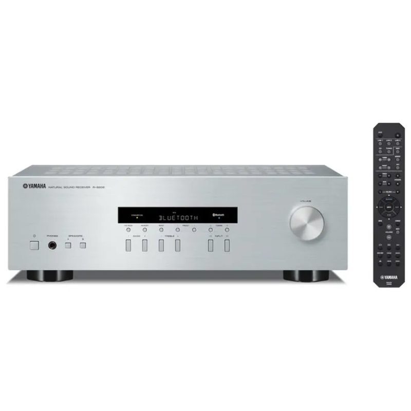 Yamaha RS202DSI R-S202D Sintoamplificatore Stereo 2x115W Bluetooth DAB DAB+ FM AirPlay colore Argento