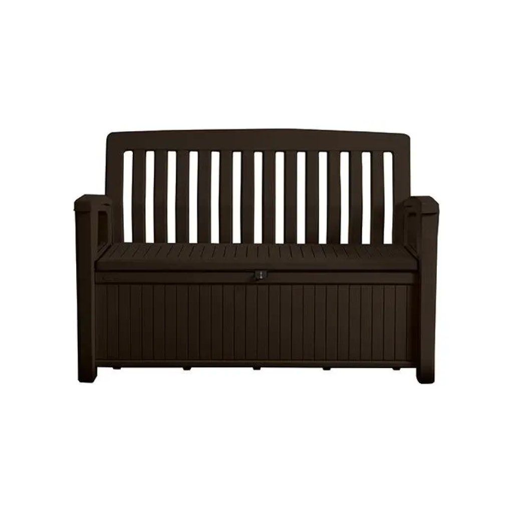 Keter K234093 Patio Storage Bench Cassapanca da Esterno in Resina 227 Lt 2 Posti 132,7x61,2x89