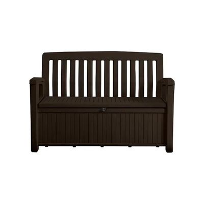 Keter K234093 Patio Storage Bench Cassapanca da Esterno in Resina 227 Lt 2 Posti 132,7x61,2x89