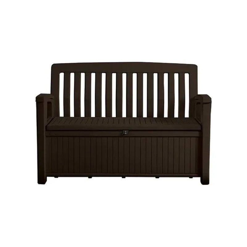 Keter K234093 Patio Storage Bench Cassapanca da Esterno in Resina 227 Lt 2 Posti 132,7x61,2x89