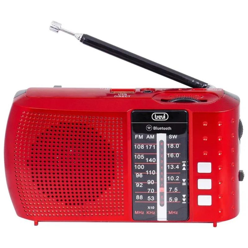 Trevi RA 7F20 BT Radio Portatile Multibanda FM AM SW Bluetooth USB MicroSD Batteria Ricaricabile colore