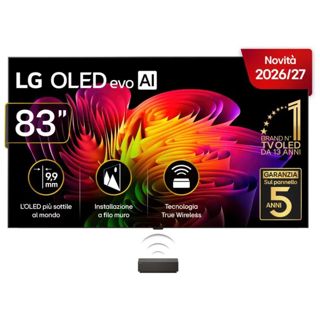 LG OLED83W69LA.API Wallpaper TV Smart TV 4K OLED evo 83'' 120 Hz Wi-Fi 6E Bluetooth 5