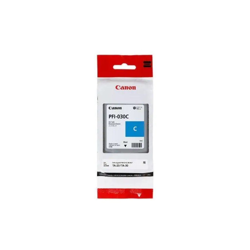 Canon PFI-030C 3490C001 Cartuccia d’inchiostro ciano originale da 55 ml Canon PFI-030C 3490C001 Cartuccia d’inchiostro ciano originale da 55 ml