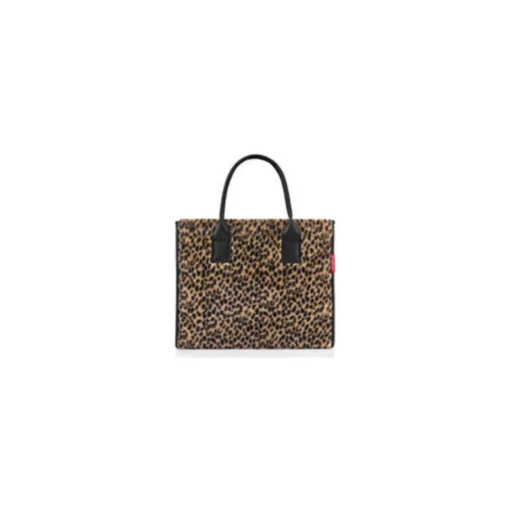 Reisenthel DN6072 Daily Shopper Borsa shopper in finta pelliccia Leo colore Beige