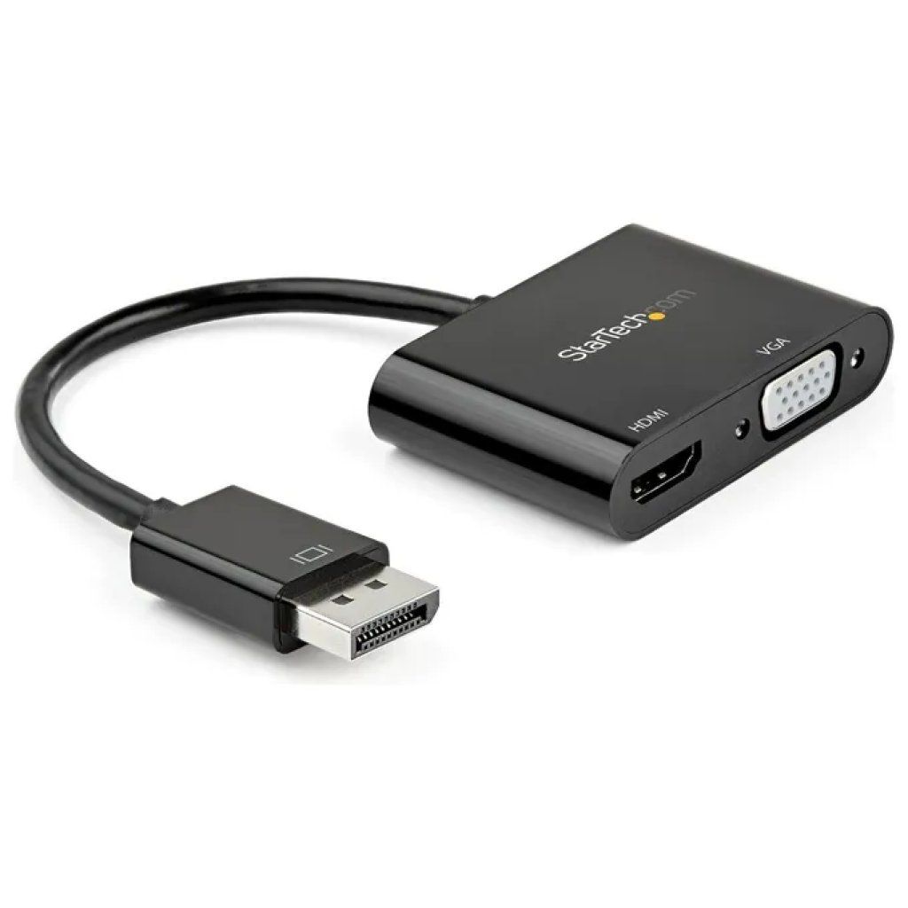 StarTech.com DP2VGAHD20 Adattatore DisplayPort a HDMI e VGA 4K 60Hz HDR