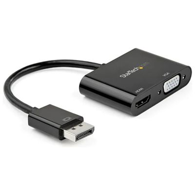 StarTech.com DP2VGAHD20 Adattatore DisplayPort a HDMI e VGA 4K 60Hz HDR