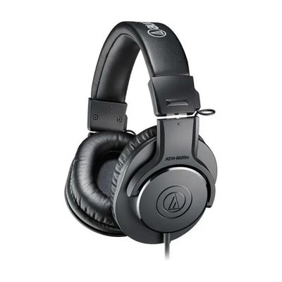 AUDIO TECHNICA Audio-Technica ATH-M20X Cuffie Monitor Professionali Circumaurali Chiuse, Nero