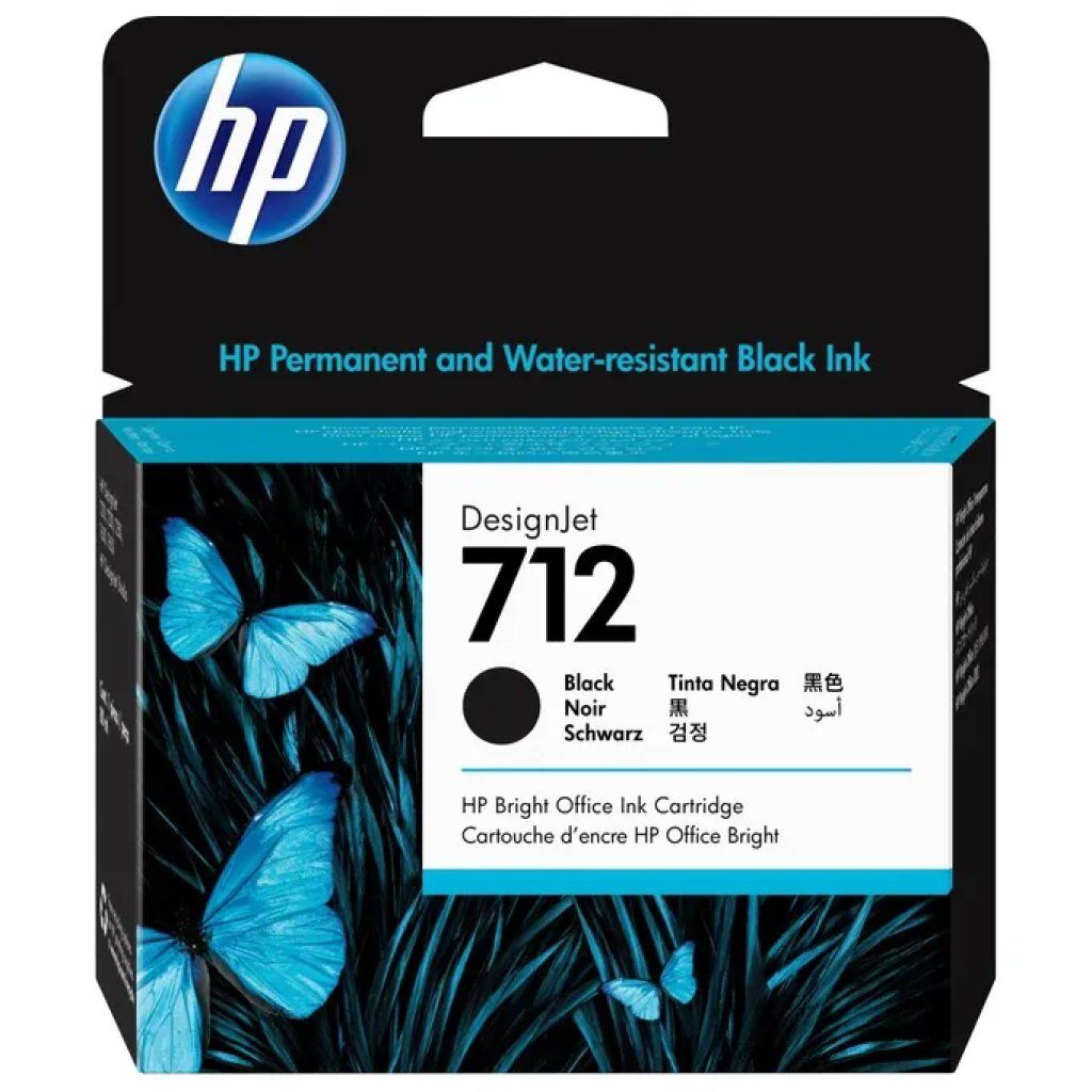 HP Cartuccia originale HP 712 nera 80 ml – 3ED71A