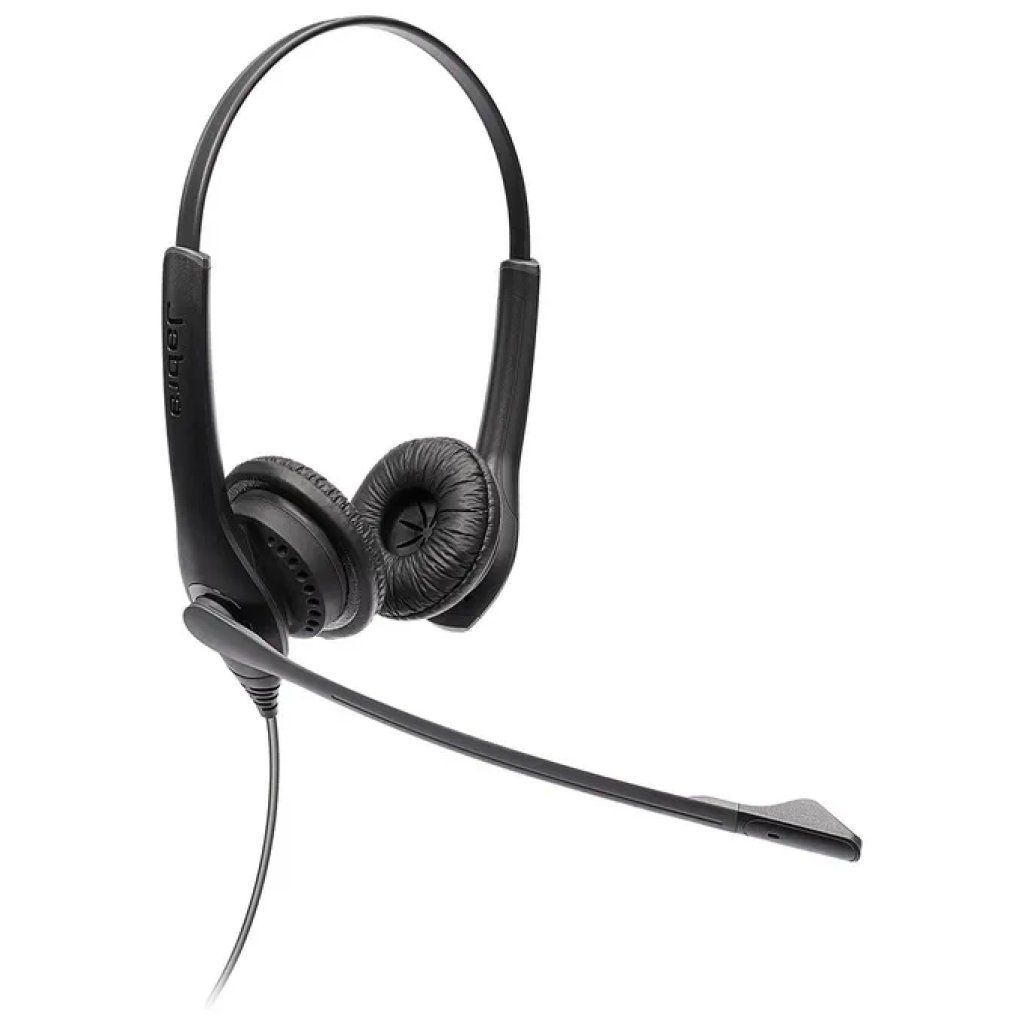Jabra BIZ 1100 EDU – Cuffie Stereo Cablate per PC, Jack 3,5 mm, Nero Jabra BIZ 1100 EDU – Cuffie Stereo Cablate per PC, Jack 3,5 mm, Nero