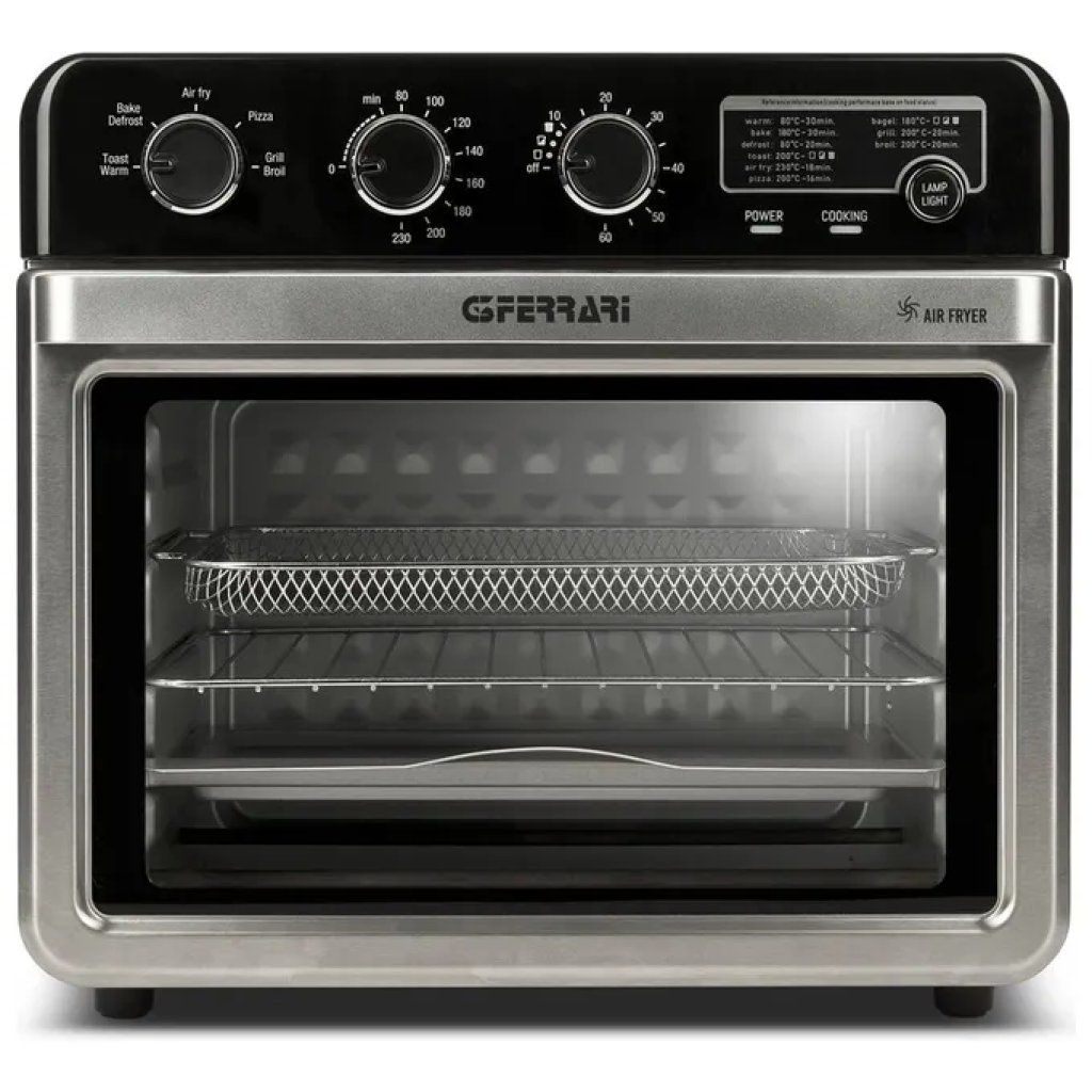 G3 Ferrari Friggisano 32 L – Forno Friggitrice ad Aria 2000 W G3 Ferrari Friggisano 32 L – Forno Friggitrice ad Aria 2000 W