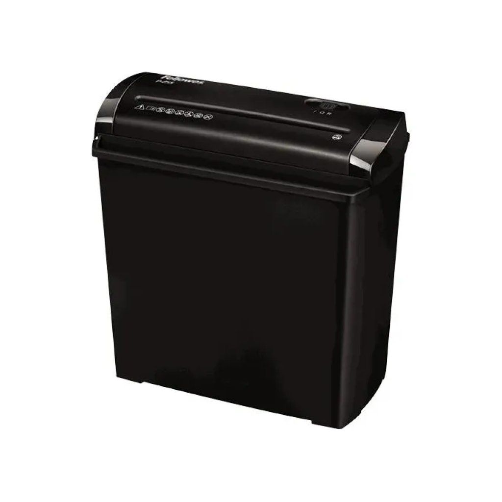 Fellowes Powershred P-25S Distruggidocumenti a Strisce, Nero e Grigio Fellowes Powershred P-25S Distruggidocumenti a Strisce, Nero e Grigio
