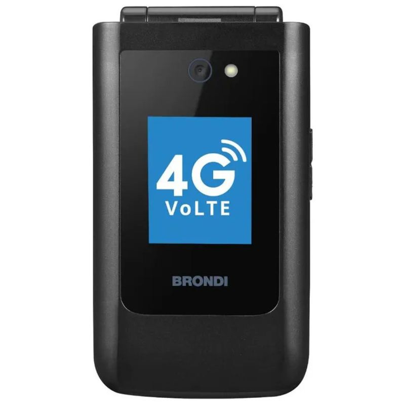 Brondi MAGNUM XXL 4G, telefono cellulare a conchiglia Dual SIM, display 3,2", fotocamera 2 MP