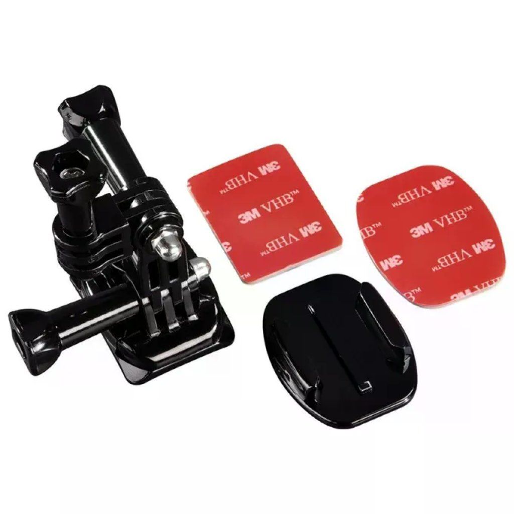 Hama Supporto Adesivo Laterale per Casco GoPro Nero