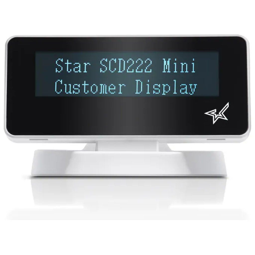 Star Micronics SCD222U Display Cliente VFD USB Bianco Star Micronics SCD222U Display Cliente VFD USB Bianco