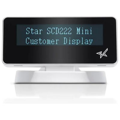 Star Micronics SCD222U Display Cliente VFD USB Bianco Star Micronics SCD222U Display Cliente VFD USB Bianco