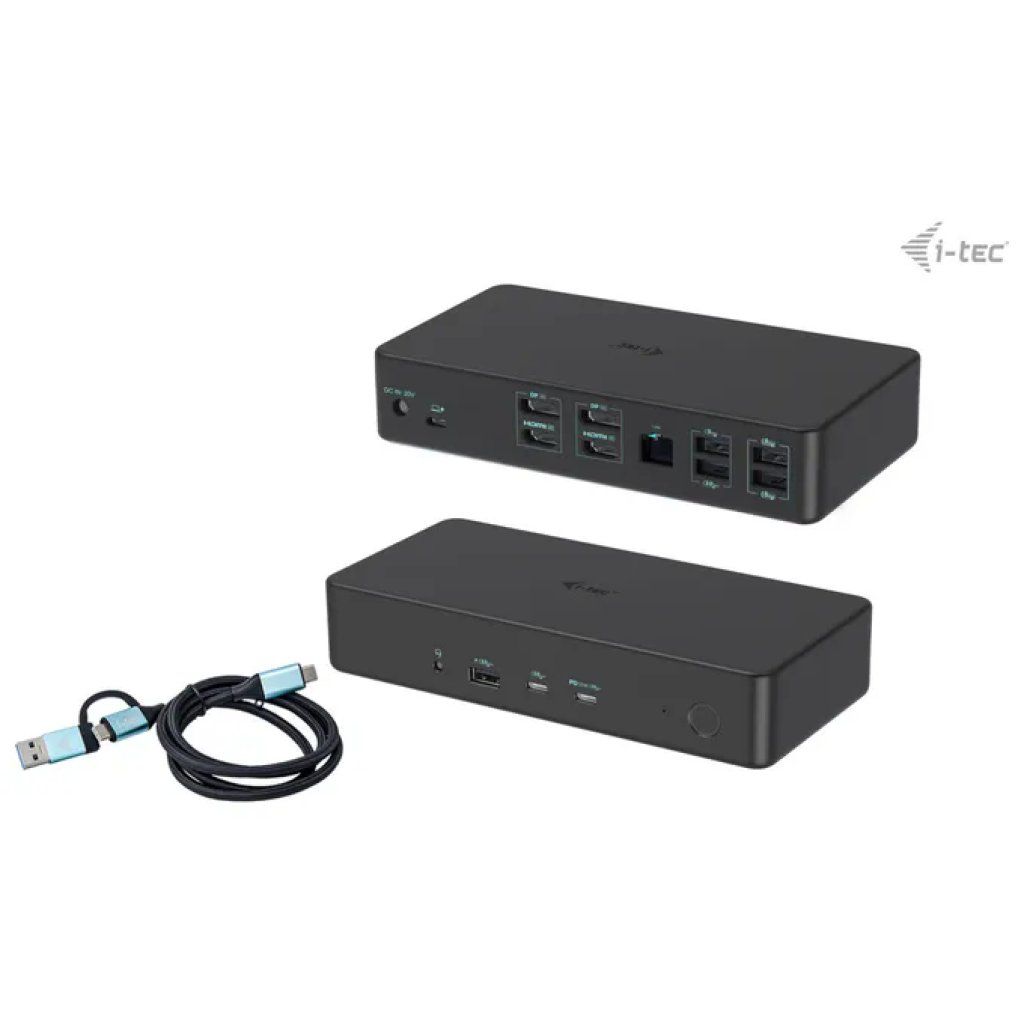 I-TEC CADUAL4KDOCKPD2 Docking Station Dual 4K con USB-C e Thunderbolt 3, Power Delivery 100 W I-TEC CADUAL4KDOCKPD2 Docking Station Dual 4K con USB-C e Thunderbolt 3, Power Delivery 100 W