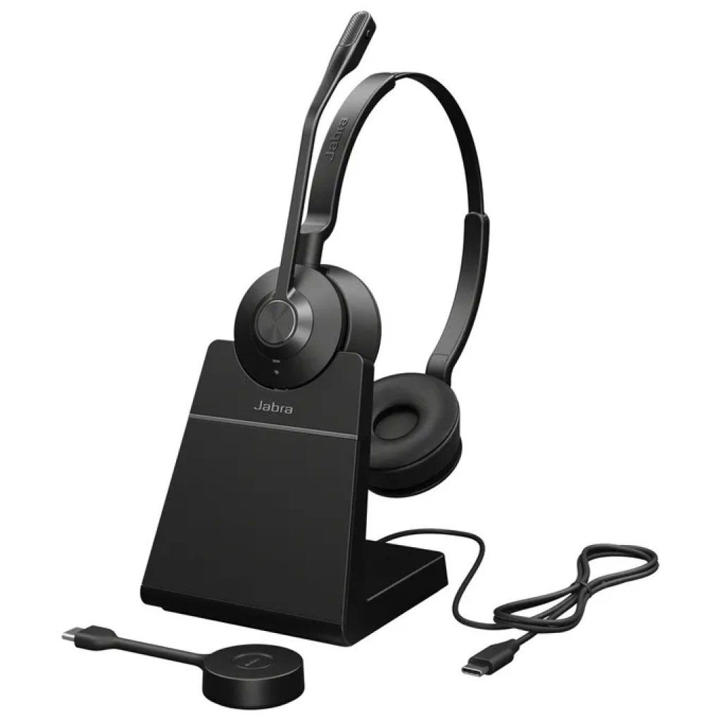 Jabra Engage 55 SE UC Auricolare Wireless DECT USB-C con Base di Ricarica