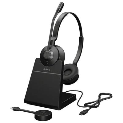 Jabra Engage 55 SE UC Auricolare Wireless DECT USB-C con Base di Ricarica Jabra Engage 55 SE UC Auricolare Wireless DECT USB-C con Base di Ricarica