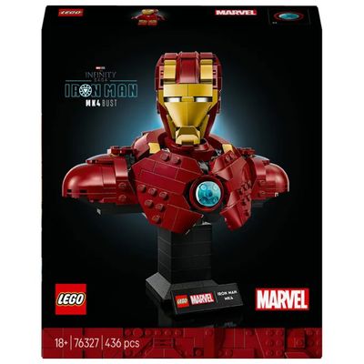 LEGO Marvel Busto di Iron Man MK4, set da 436 pezzi LEGO Marvel Busto di Iron Man MK4, set da 436 pezzi