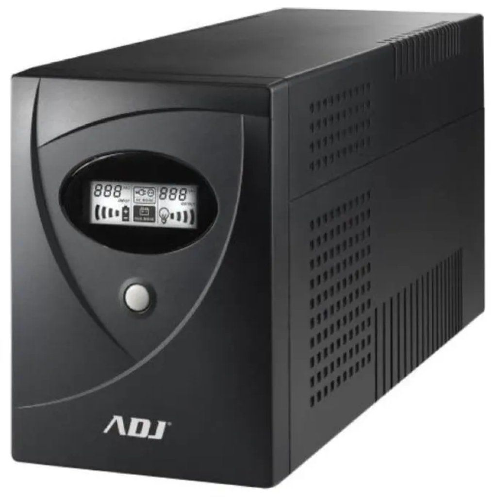 ADJ UPS 2 kVA line-interactive per server, 6 uscite IEC e display LCD ADJ UPS 2 kVA line-interactive per server, 6 uscite IEC e display LCD