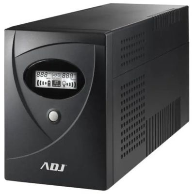 ADJ UPS 2 kVA line-interactive per server, 6 uscite IEC e display LCD