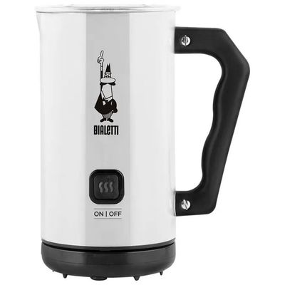 Bialetti MKF02 Montalatte Elettrico Bianco, 500 W