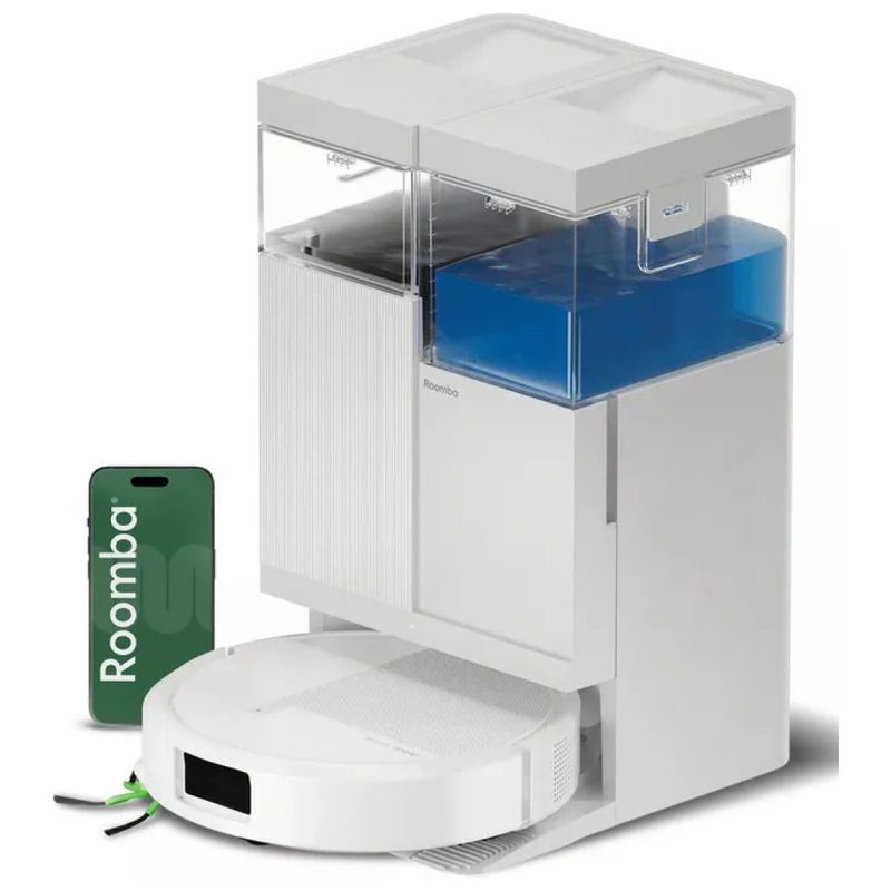 IRobot Roomba Plus 515 Combo Robot Aspirapolvere e Lavapavimenti con Stazione AutoWash