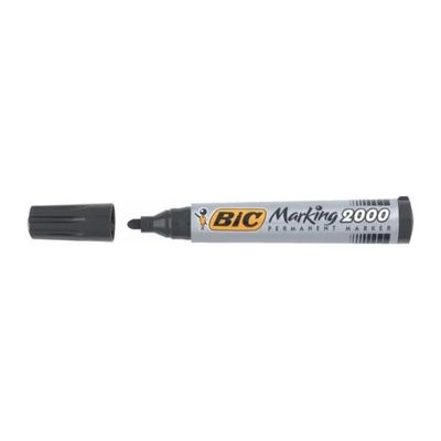 BIC Marking 2000 Pennarelli Permanenti Neri, 12 Pezzi