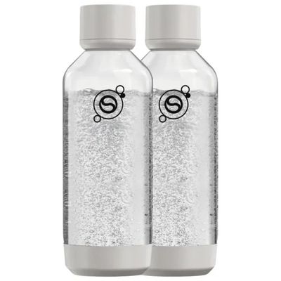 SodaStream Bottiglie di carbonatazione da 1 L – 2 pezzi, sabbia