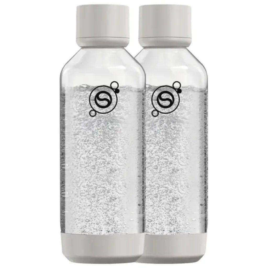SodaStream Set da 2 bottiglie da 1 L, trasparenti e sabbia