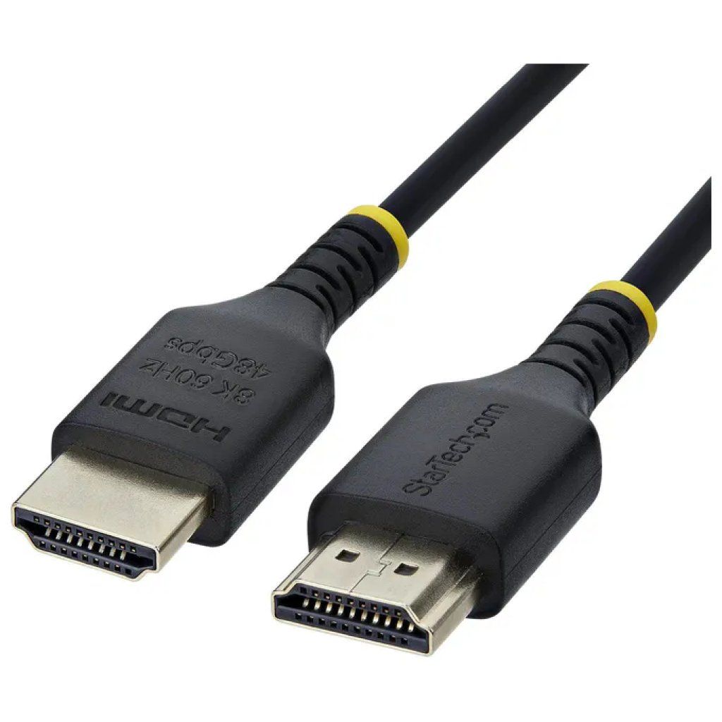 StarTech Cavo HDMI 2.1 Ultra High Speed 8K 60Hz, 50 cm, Nero StarTech Cavo HDMI 2.1 Ultra High Speed 8K 60Hz, 50 cm, Nero