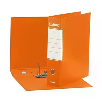 Esselte Oxford Registratore Protocollo A4, Dorso 8 cm, Arancione