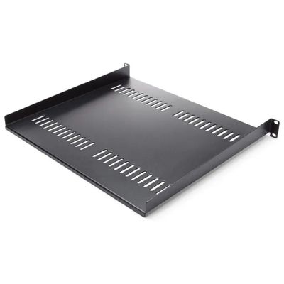 STARTECH.COM StarTech CABSHELF116V Mensola Ventilata Rack 1U, 41 cm, Acciaio, 20 kg, Nera