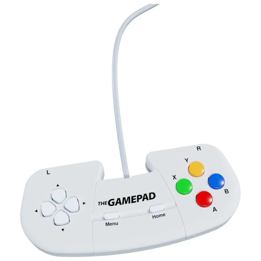 Retro Games Gamepad USB Bianco per PC, Mac e THEC64 Mini