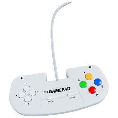 Retro Games Gamepad USB Bianco per PC, Mac e THEC64 Mini