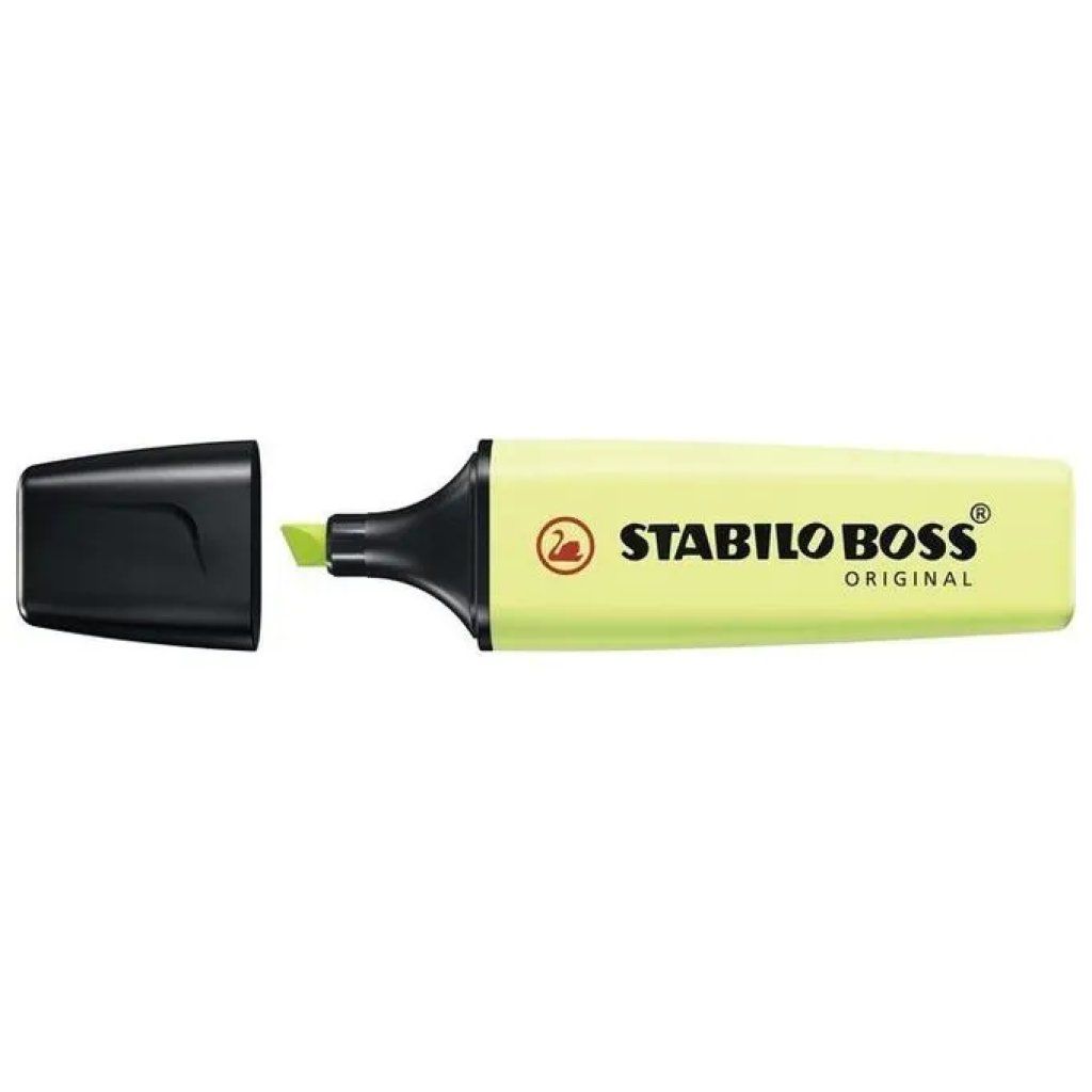 STABILO BOSS ORIGINAL Pastel Lime – Set da 10 evidenziatori