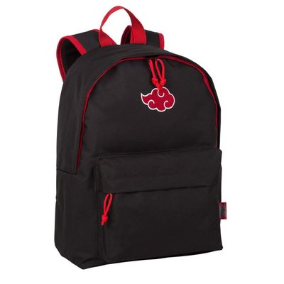 OEM Zaino scolastico Naruto Shippuden Akatsuki nero e rosso